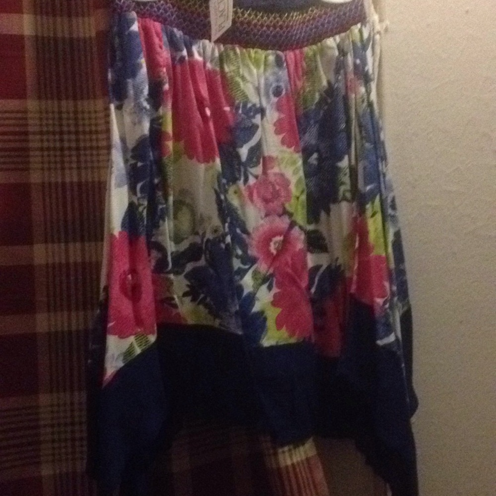 Girls Sharkbite Floral Skirt